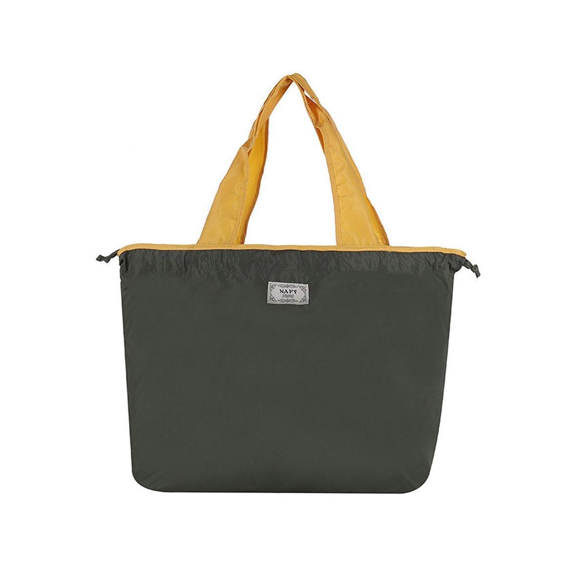 Ultra-Light Foldable Large Capacity Portable Shopping Bag with Drawstring Mouth - Royal Blue - L V528-BAG-ROYAL-BLUE-L-543777