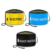 Hose Storage Bag Caravan Camping RV Cable Water Hose Electrical Cords Organizer - Yellow V528-BAG-YELLOW-392505