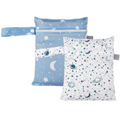2Pcs/Set 18 X 25Cm Small Waterproof Wet Bag Stroller Hanging Organizer Bag - ES075-013 V528-BAGS-ES075-013-2PCS-777645