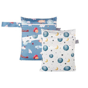 2Pcs/Set 18 X 25Cm Small Waterproof Wet Bag Stroller Hanging Organizer Bag - ES075-013 V528-BAGS-ES075-013-2PCS-777645