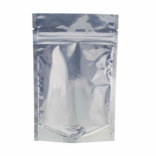 Clear Aluminum Foil Mylar Stand Up Retail Bags Zip Lock Pouches Pouch Packaging - 16*24+4CM-50PCS V528-BAITBAG-16-244-50PCS-36630