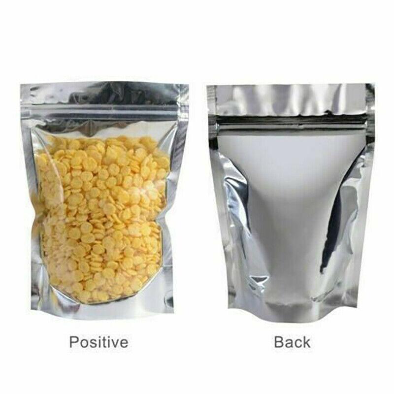 Clear Aluminum Foil Mylar Stand Up Retail Bags Zip Lock Pouches Pouch Packaging - 9*14+3CM-50PCS V528-BAITBAG-9-143-50PCS-50442