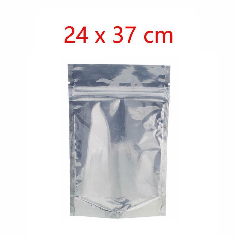 Clear Aluminum Foil Mylar Stand Up Retail Bags Zip Lock Pouches Pouch Packaging - 9*14+3CM-50PCS V528-BAITBAG-9-143-50PCS-50442