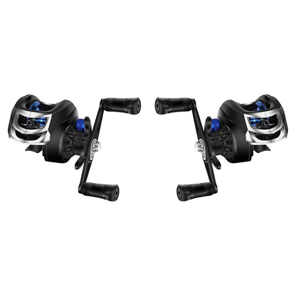 Fishing Reel Anti Frying Line Teardrop Swivel Disc Fishing Gear Spinning Reel - Left hand version V528-BAITCASTING-REEL-METAL-BU-L-230849