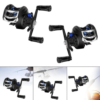 Fishing Reel Anti Frying Line Teardrop Swivel Disc Fishing Gear Spinning Reel - Left hand version V528-BAITCASTING-REEL-METAL-BU-L-230849