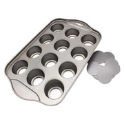 12 Cups Individual Mini Cheesecake Pan with Loose Base V528-BAKINGTRAY-193163