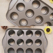 12 Cups Individual Mini Cheesecake Pan with Loose Base V528-BAKINGTRAY-193163