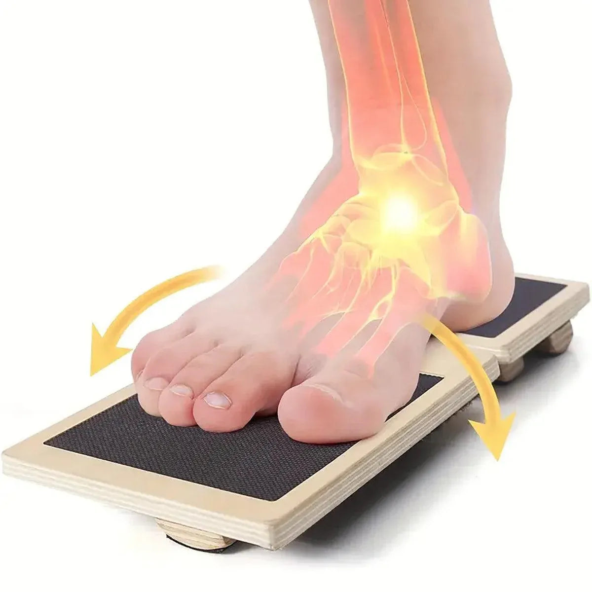 Wooden Yoga Foot Stretching Balance Board Training New Ballet Single Leg Balance V528-BALANCE-BOARD-450852