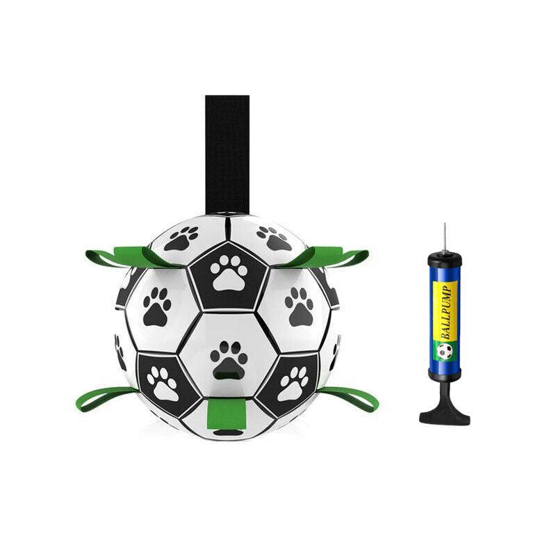 Interactive Pet Football Dog Toys Grab Tabs Outdoor Training Soccer Chew Balls V528-BALL-17545