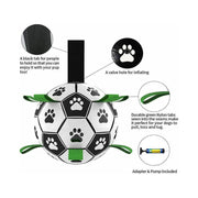 Interactive Pet Football Dog Toys Grab Tabs Outdoor Training Soccer Chew Balls V528-BALL-17545
