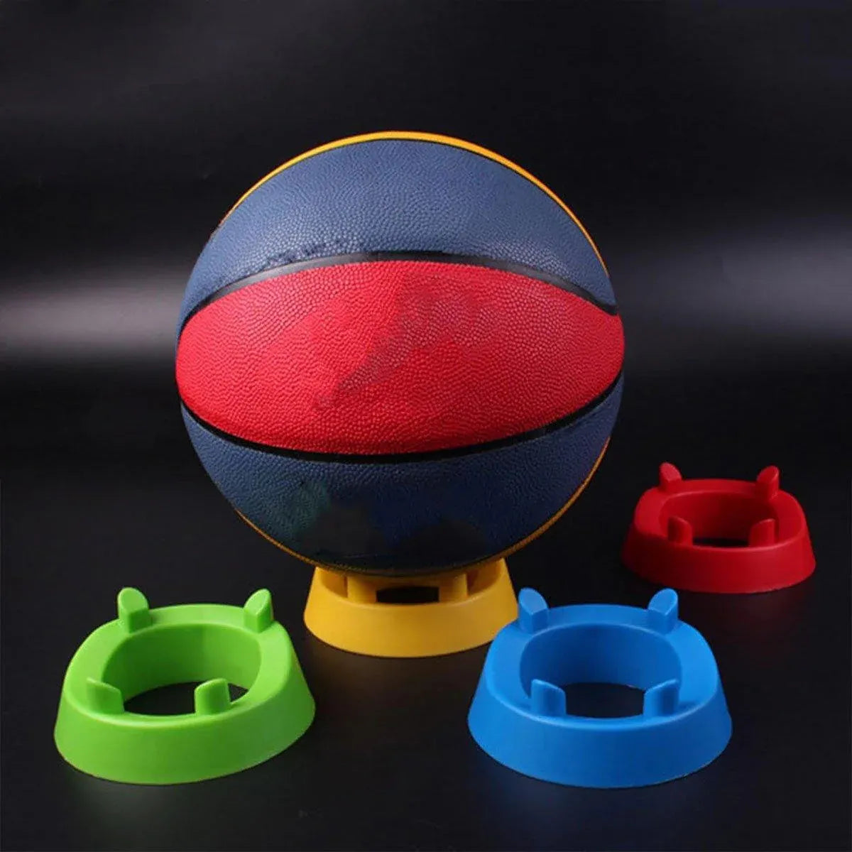 2PCS Football Basketball Volleyball Storage Stand Multi-Functional Ball Holder - Black V528-BALL-HOLDER-2PCS-BLACK-219584