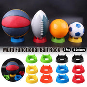 2PCS Football Basketball Volleyball Storage Stand Multi-Functional Ball Holder - Blue V528-BALL-HOLDER-2PCS-BLUE-597758