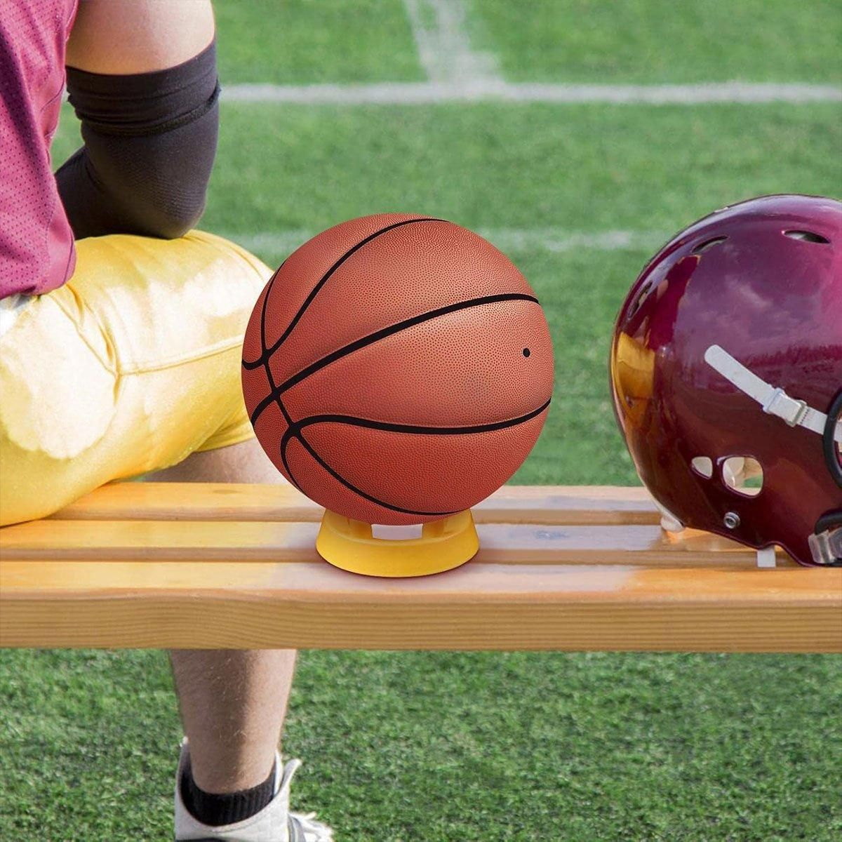 2PCS Football Basketball Volleyball Storage Stand Multi-Functional Ball Holder - Green V528-BALL-HOLDER-2PCS-GREEN-257693
