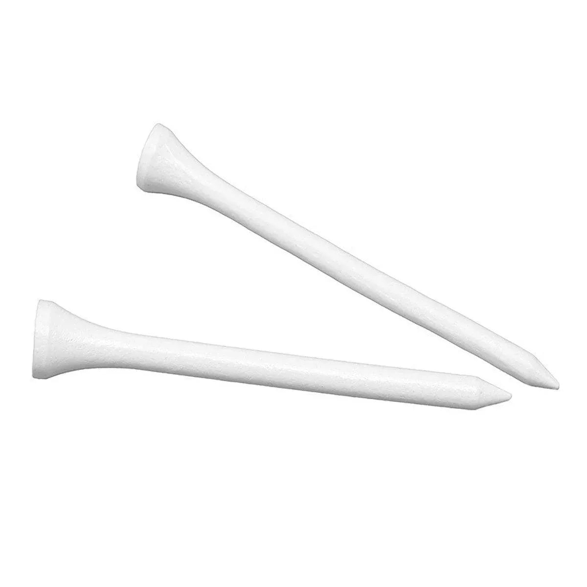 100pcs Wooden Golf Spikes Durable Wooden Tees Golf Accessories V528-BALL-PEG-100PCS-780082