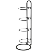 3/4Tier Basketball Stand Ball Organizer Storage Rack Basketball Equipment Holder - White-3 Layers V528-BALL-STAND-3-WHITE-847856