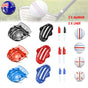 Sports Alignment Golf Ball Marker 3 Line Tool Drawing Liner Set Stencil Au Stock - Black V528-BALLDRAWER-BLACK-4PCS-05941