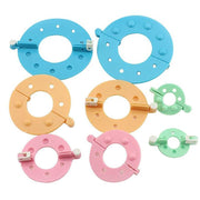 8Pcs Pompom Maker Kit 3.5/5.5/7/9Cm 4 Sizes Knitting L-Oom Diy Pom Pom Maker V528-BALLMAKER-8PCS-37757