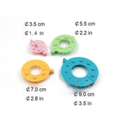 8Pcs Pompom Maker Kit 3.5/5.5/7/9Cm 4 Sizes Knitting L-Oom Diy Pom Pom Maker V528-BALLMAKER-8PCS-37757
