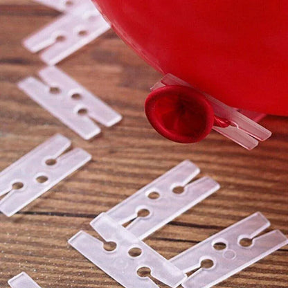 Balloon Clips H V Clip Tie Filled Helium Air Balloons Wedding Party Decoration - 10X Flower shaped V528-BALLOONCLIP-10PCS-913705