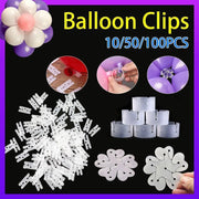 Balloon Clips H V Clip Tie Filled Helium Air Balloons Wedding Party Decoration - 50X Round shaped V528-BALLOONCLIP-50PCS-169361