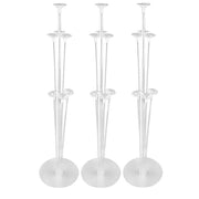 3/6/12 Set 70 Cm Balloon Column Set Upright Base Stand Holder Wedding Party Deco - 3Sets V528-BALLOONCOLUMNSET-3SETS-893650