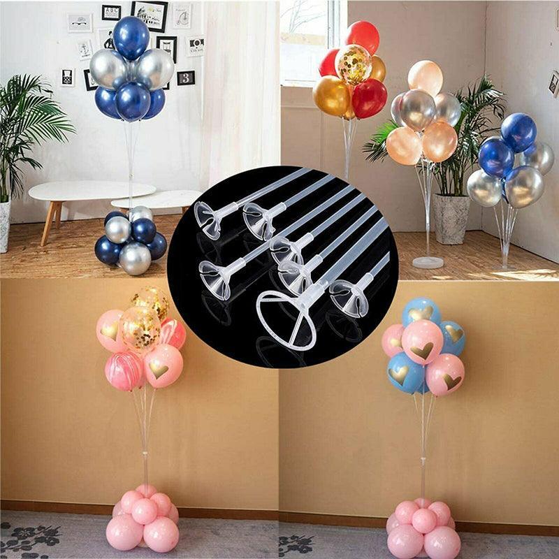 3/6/12 Set 70 Cm Balloon Column Set Upright Base Stand Holder Wedding Party Deco - 3Sets V528-BALLOONCOLUMNSET-3SETS-893650