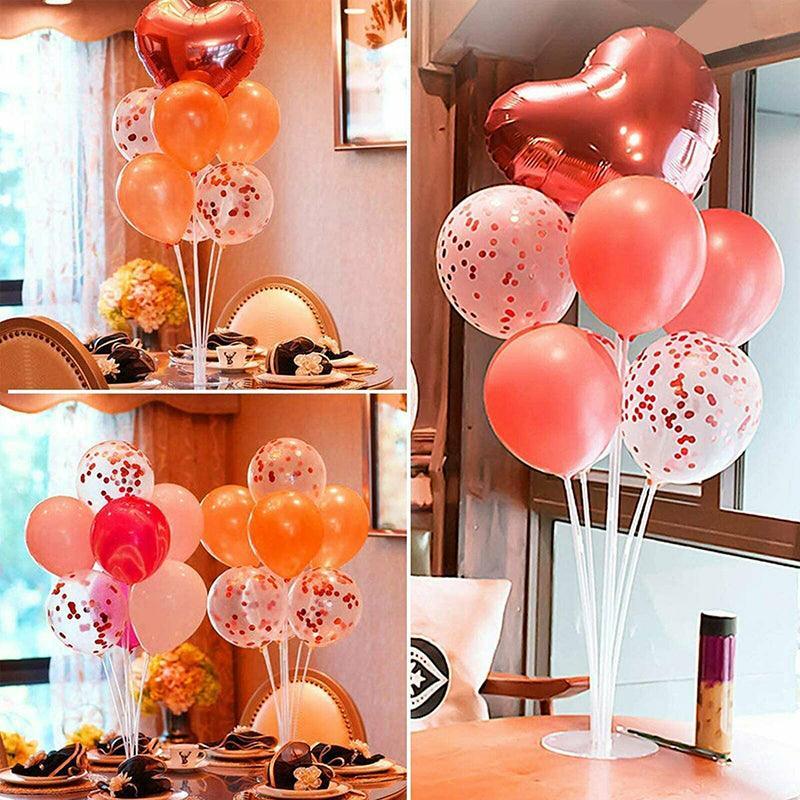 3/6/12 Set 70 Cm Balloon Column Set Upright Base Stand Holder Wedding Party Deco - 3Sets V528-BALLOONCOLUMNSET-3SETS-893650
