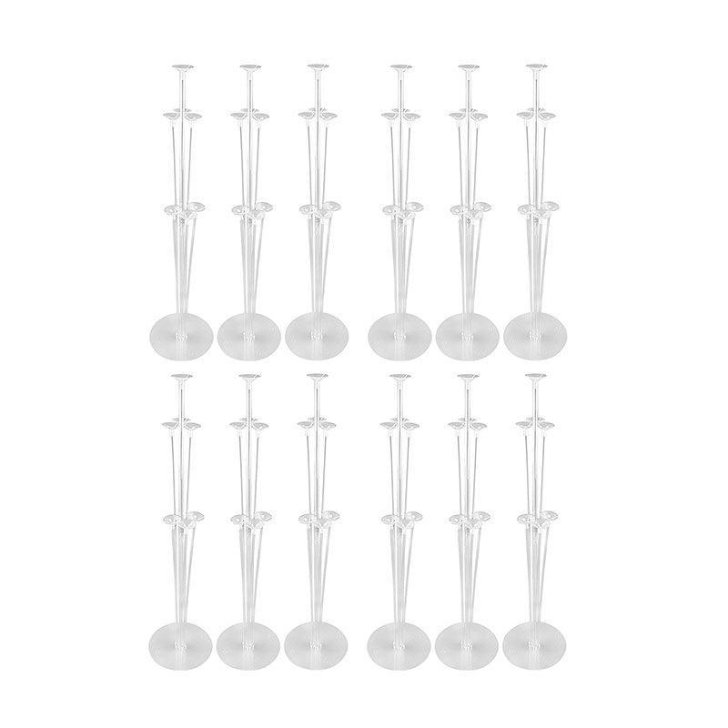3/6/12 Set 70 Cm Balloon Column Set Upright Base Stand Holder Wedding Party Deco - 3Sets V528-BALLOONCOLUMNSET-3SETS-893650