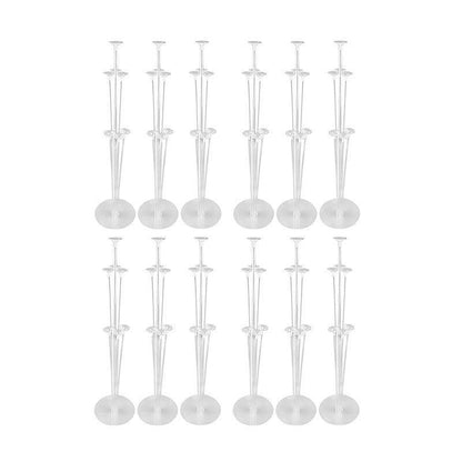 3/6/12 Set 70 Cm Balloon Column Set Upright Base Stand Holder Wedding Party Deco - 3Sets V528-BALLOONCOLUMNSET-3SETS-893650