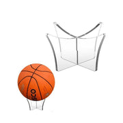 12Cm Clear Acrylic Ball Stand Holder Display Rugby Basketball Football Soccer V528-BALLSTANDHOLDER-412704