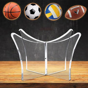 12Cm Clear Acrylic Ball Stand Holder Display Rugby Basketball Football Soccer V528-BALLSTANDHOLDER-412704