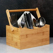 Portable Bamboo Storage Box Fruit Basket Organizer Multi Purpose Storage Basket V528-BAMBOO-434945