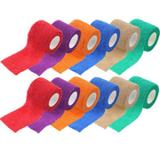 12 Pack Self Adhesive Cohesive Wrap Bandage for Pets and Everyday Protection - 12PCS(5CM*4.5M) V528-BANDAGE-5CM-4-5M-12PCS-71134