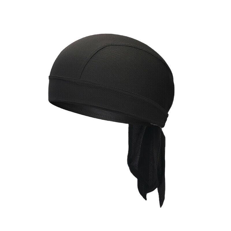 Durag Bandanna Cap Cycling Head Wraps Skull Cap Scarves Caps Motorcycle Sports - Blue V528-BANDANNACAP-BLUE-811048