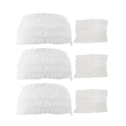 100 Beauty Salon Care Non-woven Hair Band White Edge Band Disposable Hair Net V528-BANDEAU-100PCS-656662