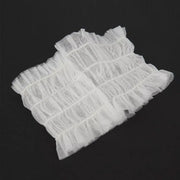 100 Beauty Salon Care Non-woven Hair Band White Edge Band Disposable Hair Net V528-BANDEAU-100PCS-656662
