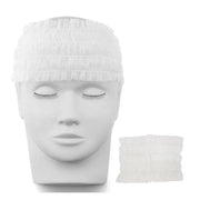 100 Beauty Salon Care Non-woven Hair Band White Edge Band Disposable Hair Net V528-BANDEAU-100PCS-656662