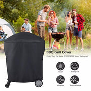 Cart Grill Cover Waterproof Protector For Weber Q200 Series 7113 Bbq Black Au V528-BARBECUE-85351