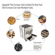 Outdoor Camping Mini Folding Wood Burning Stove Picnic Stainless Steel BBQ Grill V528-BARBECUE-GRILL-772411