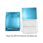 Outdoor Camping Mini Folding Wood Burning Stove Picnic Stainless Steel BBQ Grill V528-BARBECUE-GRILL-772411