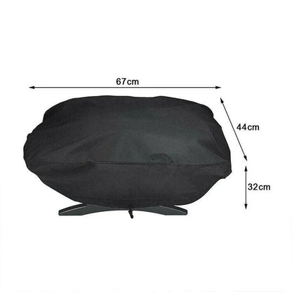 Waterproof BBQ Grill Cover for Weber Q100 Q1000 Series 67x44x32cm V528-BARBECUEGRILLCOVER-963181