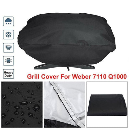 Waterproof BBQ Grill Cover for Weber Q100 Q1000 Series 67x44x32cm V528-BARBECUEGRILLCOVER-963181