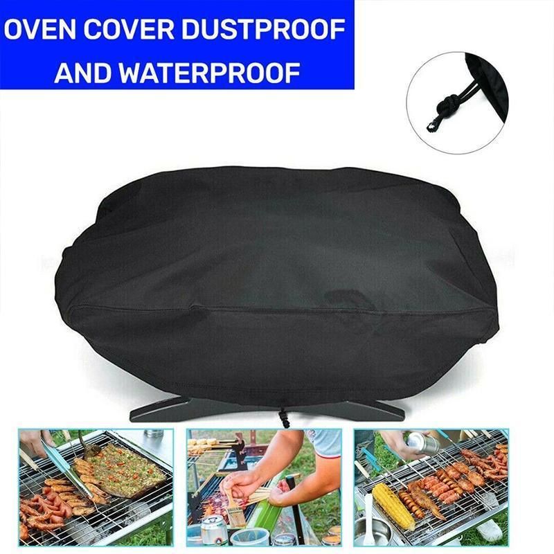 Waterproof BBQ Grill Cover for Weber Q100 Q1000 Series 67x44x32cm V528-BARBECUEGRILLCOVER-963181