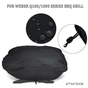 Waterproof BBQ Grill Cover for Weber Q100 Q1000 Series 67x44x32cm V528-BARBECUEGRILLCOVER-963181