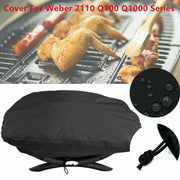 Waterproof BBQ Grill Cover for Weber Q100 Q1000 Series 67x44x32cm V528-BARBECUEGRILLCOVER-963181