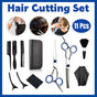 11pcs Hair Cutting Scissors Set Professional Hairdressing Scissors Barber Tools V528-BARBER-11PCS-269230