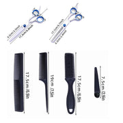 11pcs Hair Cutting Scissors Set Professional Hairdressing Scissors Barber Tools V528-BARBER-11PCS-269230