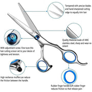 11pcs Hair Cutting Scissors Set Professional Hairdressing Scissors Barber Tools V528-BARBER-11PCS-269230