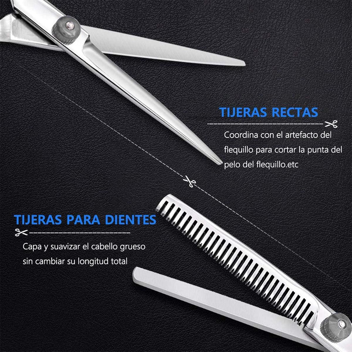 11pcs Hair Cutting Scissors Set Professional Hairdressing Scissors Barber Tools V528-BARBER-11PCS-269230