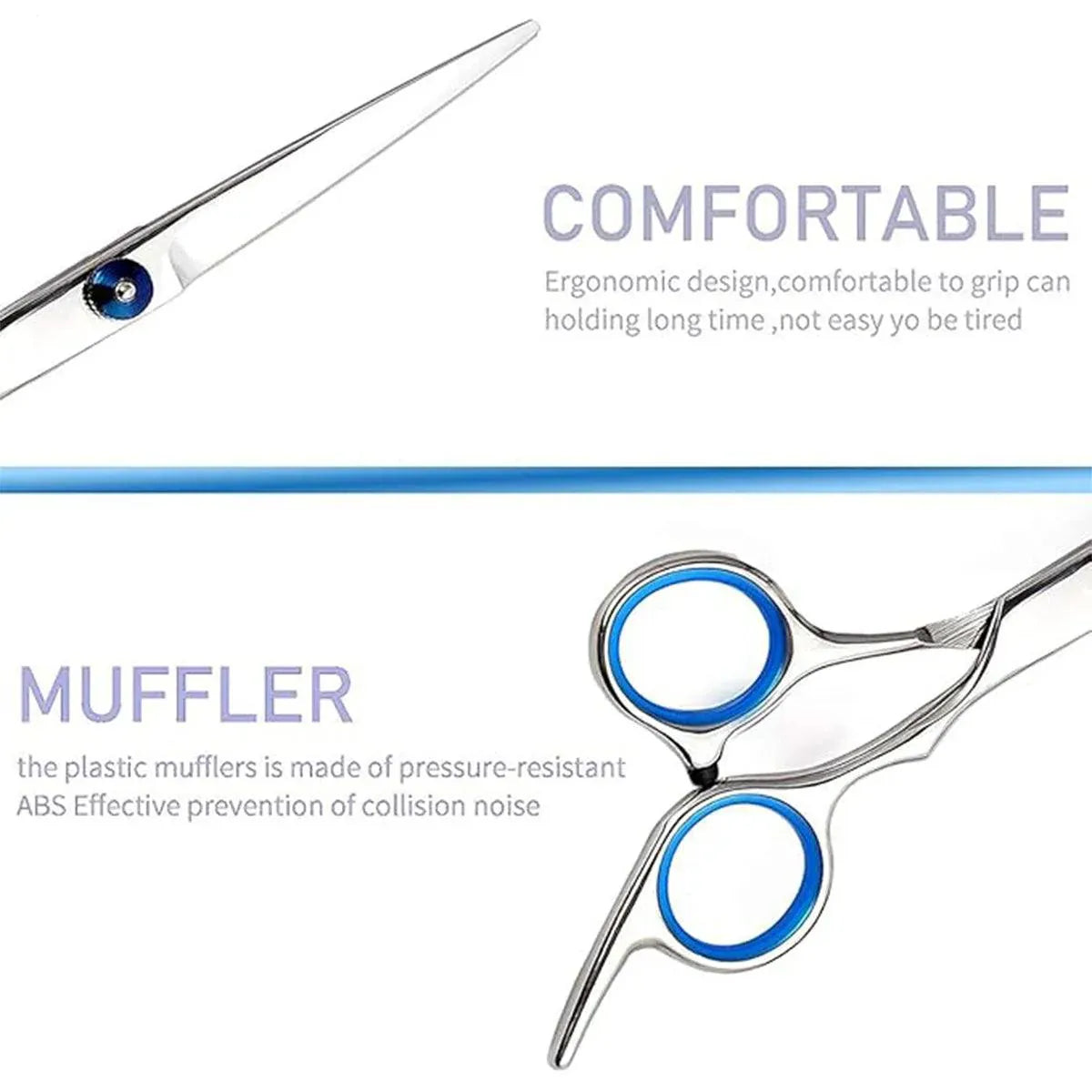 11pcs Hair Cutting Scissors Set Professional Hairdressing Scissors Barber Tools V528-BARBER-11PCS-269230